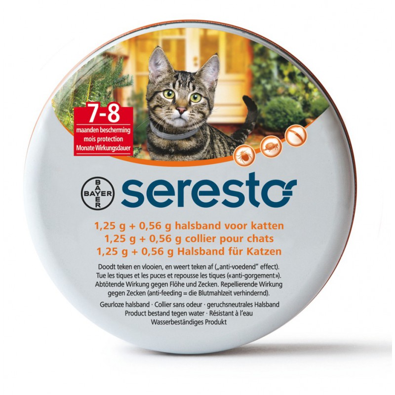 Seresto Flea and Tick Collar for Cats and Kittens Free Shipping