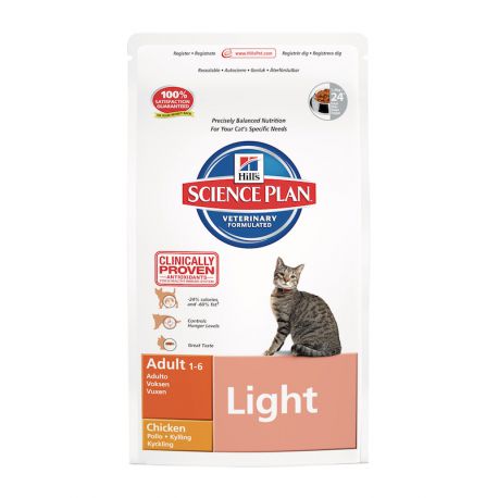 Science Plan Feline Adult Light Chicken - Kibbles