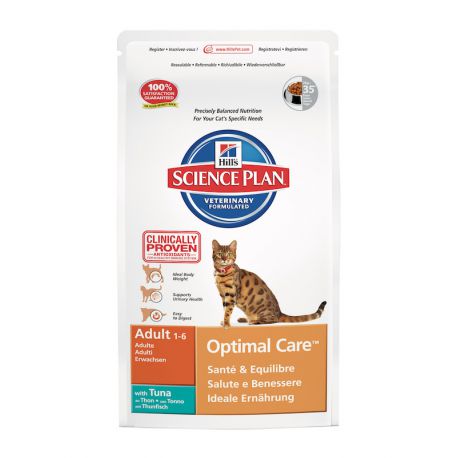 Hill's Science Plan Feline Adult Optimal Care Tuna