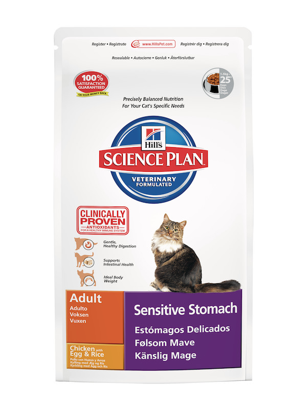 Hill's Science Plan Feline Adult Sensitive Stomach™ Kibbles to