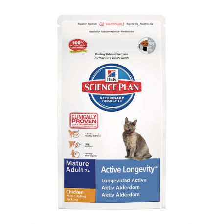 Science Plan Feline Mature Adult 7+ Active Longevity Chicken - Kibbles