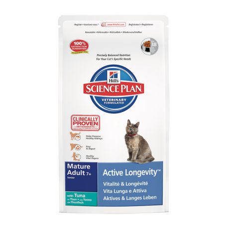 Science Plan Feline Mature Adult 7+ Active Longevity Tuna - Kibbles