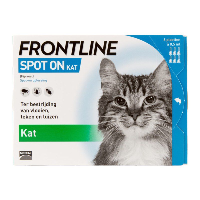 cat licked frontline