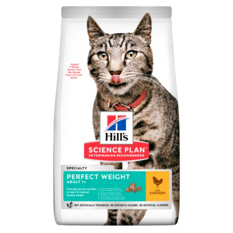 Hill's Science Diet Adult Perfect Weight Chicken for cats – kibbles