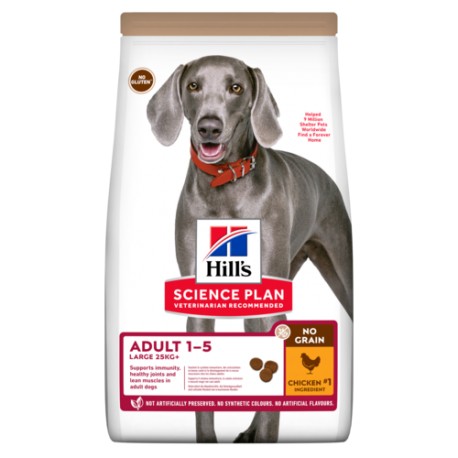 Hill's Science Plan Canine Adult Large Breed No Grain kibbles 