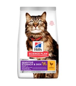 Science Plan Feline Adult Sensitive Stomach and Skin - Kibbles