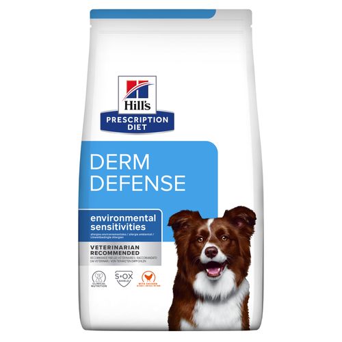 Hill s Prescription Diet Derm Canine Defense kibbles for allergic
