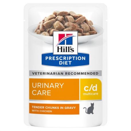 Hill's Prescription Diet c/d Multicare Feline Pouch Meal Chicken