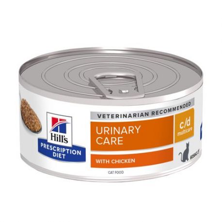 Hill's Prescription Diet c/d Multicare Feline minced chicken - Cans