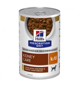 Hill's Prescription Diet Canine K/D chicken and vegetable stew - canned food