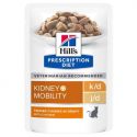 Hill's Prescription Diet k/d + Mobility Feline with Chicken Pouched Meals