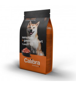 Calibra Expert+ Small Adult Sensitive + Gastro Support Turkey - Dry Dog Food