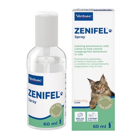 Zenifel relaxing pheromone spray for cats