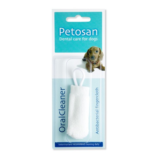 Petosan™ Microfibre finger toothbrush for dogs / DirectVet